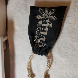 4 Rubber Throwing NINJA Stars n Bag